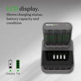 GP Batteries Caricabatterie USB RECYKO PRO P461, 4 slot di ricarica, incl. docking station D461 grigio