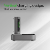 GP Batteries Caricabatterie USB RECYKO PRO P461, 4 slot di ricarica, incl. docking station D461 grigio