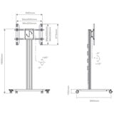 HAGOR BrackIT Stand Single, Sistema di stand Nero