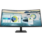 HP P34hc G4 WQHD USB-C Curved Monitor, Monitor LED Nero, 86,4 cm (34"), 3440 x 1440 Pixel, Wide Quad HD, LCD, 5 ms, Nero
