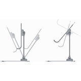 Inter-Tech Supporto per telefono cellulare e tablet MTS-200 titanio/grigio