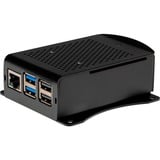 Joy-IT Custodia in alluminio per Raspberry Pi 5, Housing Nero