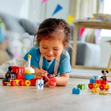 LEGO DUPLO Disney Il treno del compleanno di Topolino e Minnie, Giochi di costruzione Set da costruzione, 2 anno/i, Plastica, 22 pz, 424 g