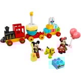 LEGO DUPLO Disney | 10941 Il Treno del Compleanno di Topolino e Minnie, Gioco per Bambine e Bambini 2+ con Mattoncini Numerati, Giochi di costruzione Gioco per Bambine e Bambini 2+ con Mattoncini Numerati, Set da costruzione, 2 anno/i, Plastica, 22 pz, 430 g