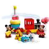 LEGO DUPLO Disney | 10941 Il Treno del Compleanno di Topolino e Minnie, Gioco per Bambine e Bambini 2+ con Mattoncini Numerati, Giochi di costruzione Gioco per Bambine e Bambini 2+ con Mattoncini Numerati, Set da costruzione, 2 anno/i, Plastica, 22 pz, 430 g