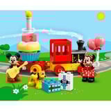 LEGO DUPLO Disney | 10941 Il Treno del Compleanno di Topolino e Minnie, Gioco per Bambine e Bambini 2+ con Mattoncini Numerati, Giochi di costruzione Gioco per Bambine e Bambini 2+ con Mattoncini Numerati, Set da costruzione, 2 anno/i, Plastica, 22 pz, 430 g