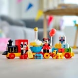 LEGO DUPLO Disney | 10941 Il Treno del Compleanno di Topolino e Minnie, Gioco per Bambine e Bambini 2+ con Mattoncini Numerati, Giochi di costruzione Gioco per Bambine e Bambini 2+ con Mattoncini Numerati, Set da costruzione, 2 anno/i, Plastica, 22 pz, 430 g