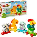 LEGO DUPLO My First 10412 Il Treno degli Animali, Giochi Didattici per Bambini e Bambine da 1.5 Anni, Idea Regalo di Compleanno, Giochi di costruzione Giochi Didattici per Bambini e Bambine da 1.5 Anni, Idea Regalo di Compleanno, Set da costruzione, 1,5 anno/i, Plastica, 19 pz, 474 g