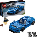 LEGO Speed Champions McLaren Elva blu/Nero, Set da costruzione, 7 anno/i, Plastica, 263 pz, 290 g