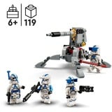 LEGO Star Wars 75345 Battle Pack Clone Troopers Legione 501, Modellino da Costruire con Cannone Giocattolo AV-7 e 4 Personaggi, Giochi di costruzione Modellino da Costruire con Cannone Giocattolo AV-7 e 4 Personaggi, Set da costruzione, 6 anno/i, Plastica, 119 pz, 129 g