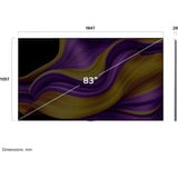 LG OLED83G57LW, TV OLED argento/Nero