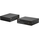 Lindy Extender Dual Head HDMI, Cat.6, USB e RS232, Switch KVM Nero