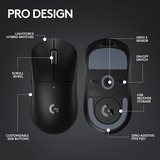 Logitech PRO X SUPERLIGHT 2, Mouse da gioco Nero