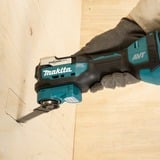 Makita Utensile multifunzione a batteria DTM52ZJX2, 18 Volt + 33 accessori, Strumento multi funzione blu/Nero