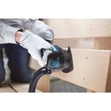Makita Utensile multifunzione a batteria DTM52ZJX2, 18 Volt + 33 accessori, Strumento multi funzione blu/Nero