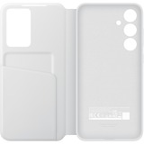 SAMSUNG Galaxy S24 FE Smart View Wallet Case, Custodia per telefono bianco, Custodia a borsellino, Samsung, Galaxy S24 F, 17 cm (6.7"), Bianco