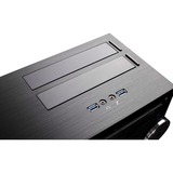 SilverStone Grandia GD08 HTPC Nero Nero, HTPC, PC, Nero, ATX, CEB, EATX, EEB, micro ATX, Alluminio, Acciaio, Casa/ufficio, Vendita al dettaglio