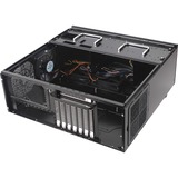 SilverStone Grandia GD08 HTPC Nero, Case HTPC Nero, HTPC, PC, Nero, ATX, CEB, EATX, EEB, micro ATX, Alluminio, Acciaio, Casa/ufficio, Vendita al dettaglio