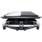 Steba RC 8 1450 W Nero, Acciaio satinato, Raclette accaio/Nero, 1450 W, 230 V, 390 mm, 370 mm, 140 mm, 8 kg