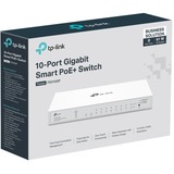 TP-Link FESTA FS310GP switch di rete Gestito L2/L2+ Gigabit Ethernet (10/100/1000) Supporto Power over Ethernet (PoE) 1U Bianco, Interruttore Gestito, L2/L2+, Gigabit Ethernet (10/100/1000), Supporto Power over Ethernet (PoE), 1U, Montabile a parete