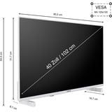 Telefunken XF40TO750S-W, Televisore LED bianco