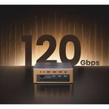 UGREEN Maxidok 17-in-1 Thunderbolt 5, Docking station argento