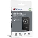 Verbatim Charge 'n' Go Polimeri di litio (LiPo) 5000 mAh Carica wireless Nero, Powerbank  Nero, 5000 mAh, Polimeri di litio (LiPo), Quick Charge 3.0, Carica wireless, Nero