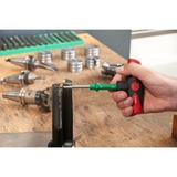 Wiha Cacciavite dinamometrico con impugnatura trasversale Set TorqueVario-S T Nero/Rosso