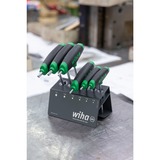 Wiha Set di chiavi a perno esagonali, con manico trasversale ComfortGrip, Cacciavite Nero/Rosso