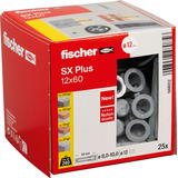 fischer Tassello ad espansione SX Plus 12x60 grigio chiaro