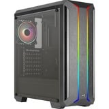Aerocool Skyline-A-BK-v2 Midi Tower Nero, Chassis Tower Nero, Midi Tower, PC, Nero, ATX, micro ATX, Mini-ITX, ABS, SPCC, 15,5 cm