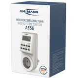 Ansmann Timer settimanale AES6 bianco