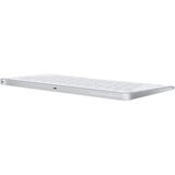 Apple Magic tastiera USB + Bluetooth Inglese US Alluminio, Bianco argento/Bianco, 60%, USB + Bluetooth, Alluminio, Bianco