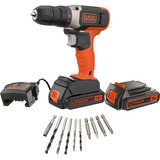 BLACK+DECKER BCD001C1-QW, Trapano avvitatore arancione /Nero