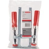 Bosch 2 608 000 426 morsa Rosso, Acciaio inox, Morsetto Metallo, Plastica