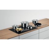 Bosch HEZ9SE060 set di pentole accaio, Nero, Acciaio inossidabile, Ceramica, Induzione, Piastra sigillata, 9,05 kg, 230 x 390 x 590 mm, 10 kg