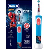 Braun Oral-B Vitality Pro 103 Kids Spiderman, Spazzolino da denti elettrico blu/Bianco