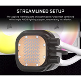 Corsair NAUTILUS 240 RS ARGB Ricondizionato, Raffreddamento ad acqua bianco