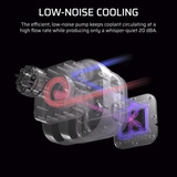 Corsair NAUTILUS 240 RS ARGB Ricondizionato, Raffreddamento ad acqua bianco
