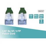 Digitus Cavo patch CAT 5e SF/UTP 5m verde