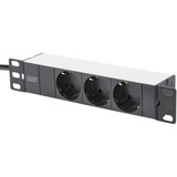 Digitus Set di rete 254 mm (10") - 12U, 312 x 300 mm (Largh. x Prof.) grigio chiaro, 312 x 300 mm (Largh. x Prof.), Rack indipendenti, 12U, 30 kg, Lucchetti, Griglie, Grigio