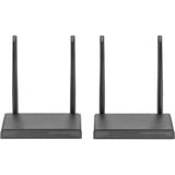 Digitus Set extender KVM HDMI wireless 4K, Estensione HDMI Nero