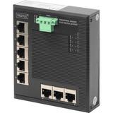Digitus Switch di rete Ethernet 8P G, flat, industriale UNM, Interruttore 