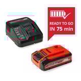 EINHELL 4512159, PLUS PXC Starter Kit, set Nero/Rosso