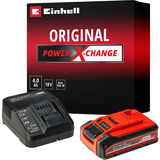 EINHELL PLUS Power-X-Change Starter-Kit, 18Volt 4Ah, set Nero/Rosso