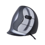 Evoluent Evoluent D mouse Ufficio Mano destra USB tipo A Laser 3200 DPI Nero/Argento, Mano destra, Design verticale, Laser, USB tipo A, 3200 DPI, Nero