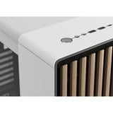 Fractal Design North XL Chalk White TG Clear, Chassis Tower bianco/legno