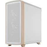 Fractal Design Summit Chalk White TG Clear Tint, Chassis Tower bianco/legno
