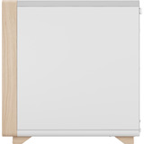 Fractal Design Summit Chalk White TG Clear Tint, Chassis Tower bianco/legno