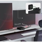 ICY BOX IB-DK4090-C Docking USB 3.2 Gen 2 (3.1 Gen 1) Type-C Nero, Docking station Docking, USB 3.2 Gen 2 (3.1 Gen 1) Type-C, 85 W, 1000 Mbit/s, Nero, 4K Ultra HD